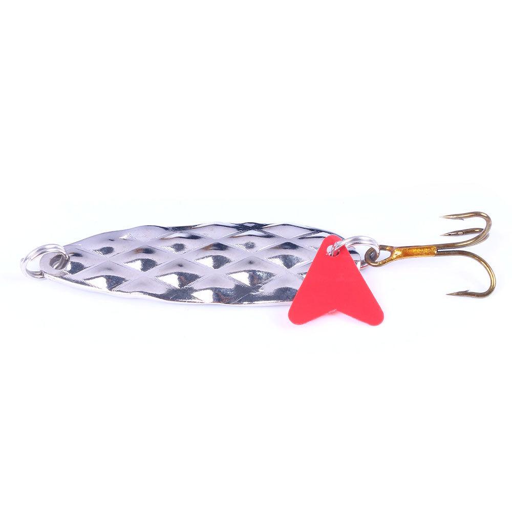 

Pineapple Pattern Metal Sequin Fake Bait4.5cm9g6No. Hook Small Bean Tip Bass Fish Special Freshwater and Saltwater Universal Bai 4.5CM-9G-6