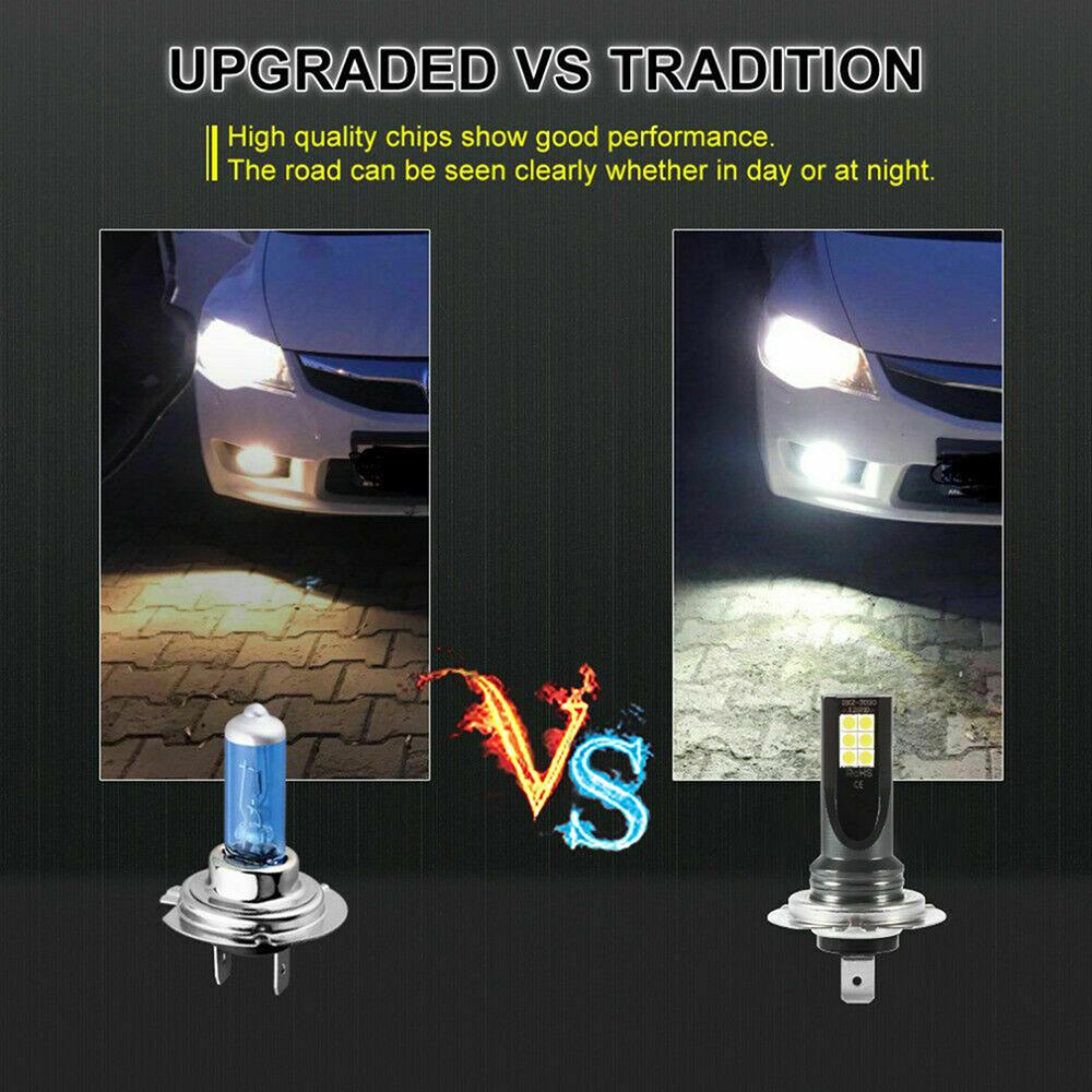 2Pc H11 H8 H9 LED Headlight 110W 20000LM FOG Light Bulb 6000K Driving DRL Lamp