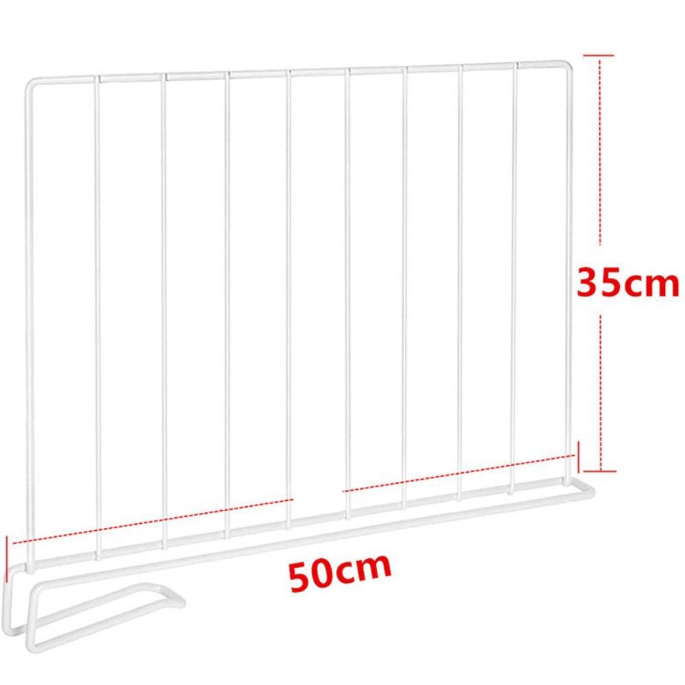 Metal Closet Divider White Shelf Divider Space Saving Closet Separator For Bedroom