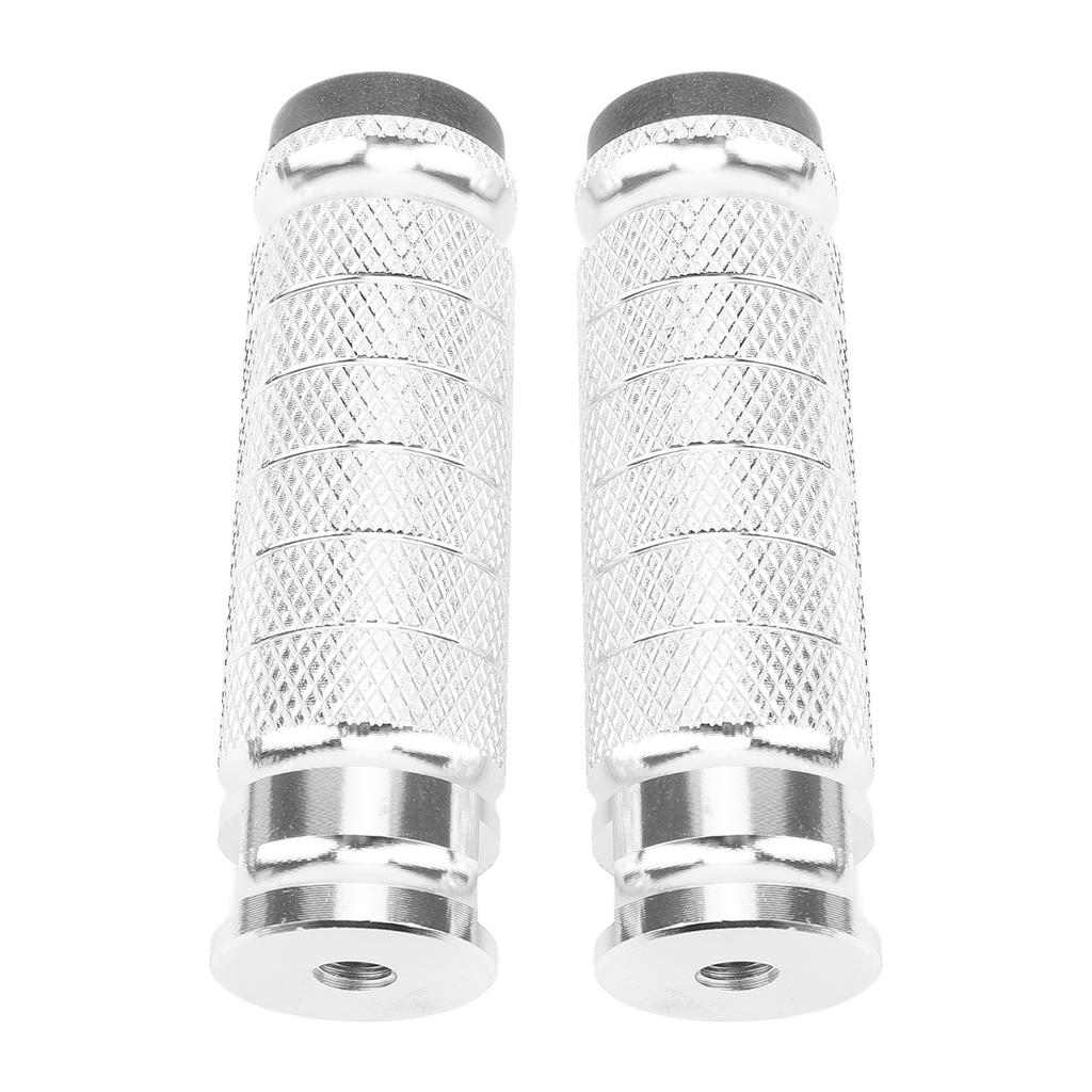 M8 Motorcycle Foot Pegs Anti Skid Rearsets Foot Rest Brake Footpeg Pedals Aluminium Alloy Universal for Bicycle Bike