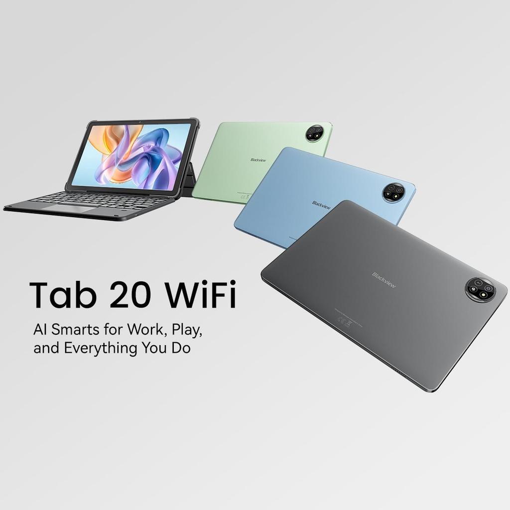 Blackview Tab 20 WiFi Tablet Android 15  10.1inch 4GB RAM 64GB ROM 6600mAh Battery Tablets