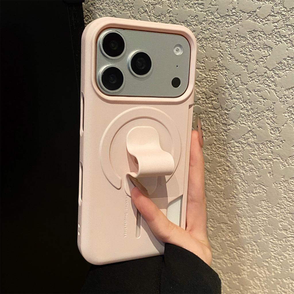 Soft Silicone Grip Card Holder For Case for Apple For Iphone 17 16 1 14 13 Pro Max Slot Shockproof Magnetic Charge Cover