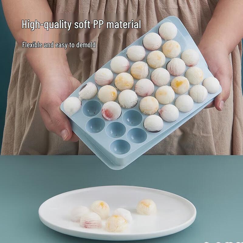 MOMO NATURI Large Spherical Ice Ball Molds, Set of 3