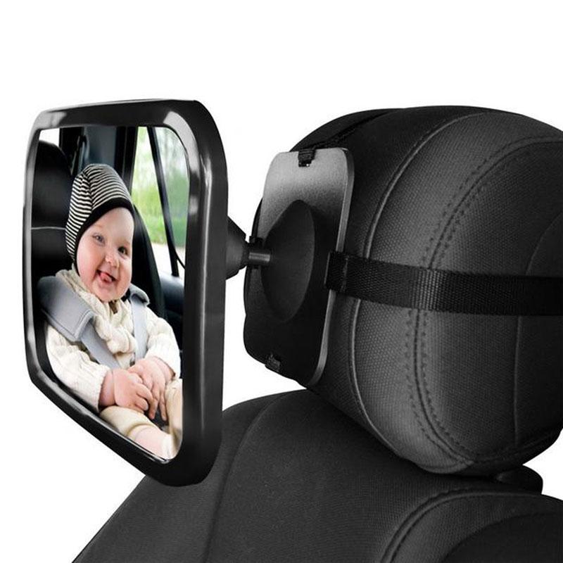 

Adjustable Wide Car Rear Seat View Mirror Baby Child Seat Car Safety Mirror Monitor Headrest High Quality Car Interior