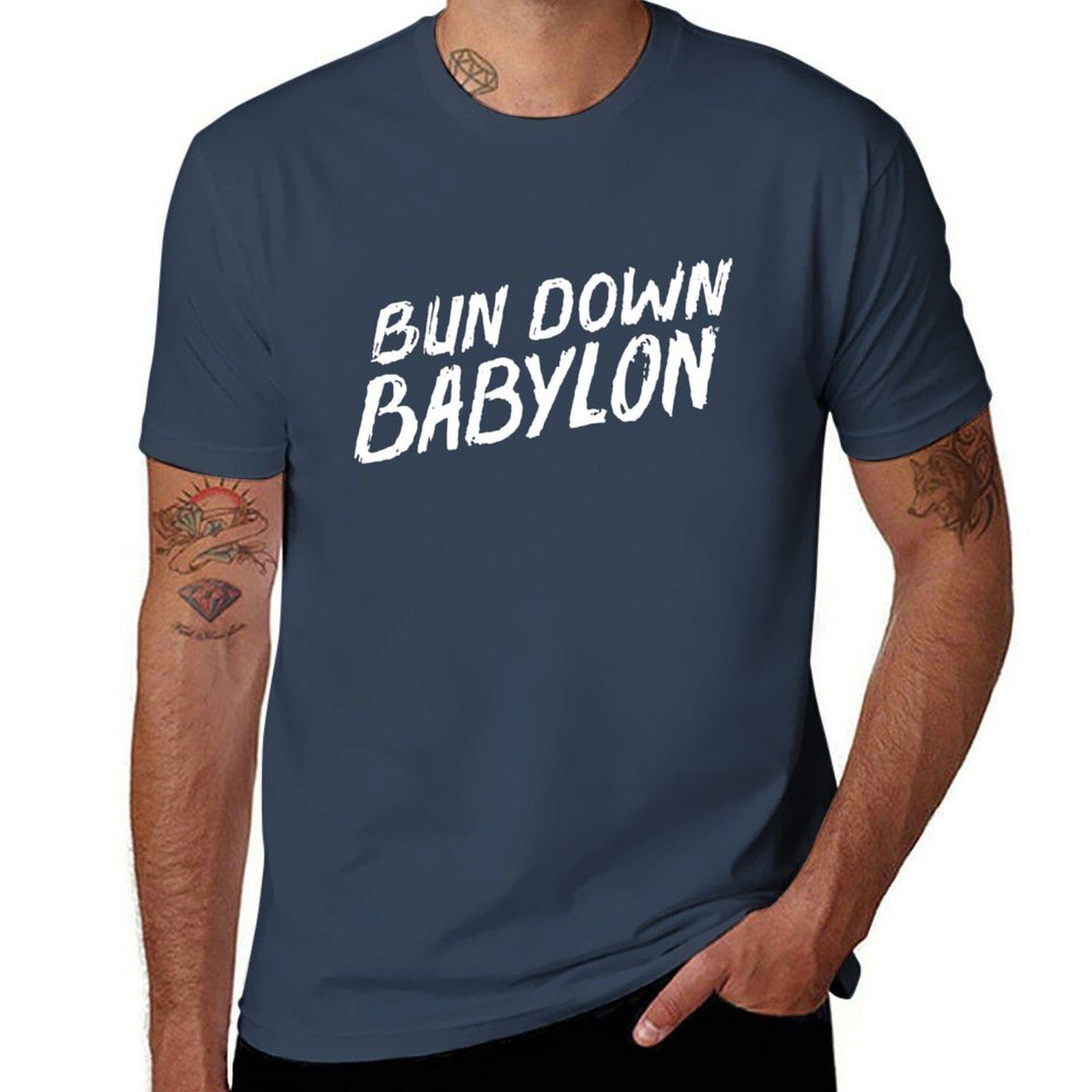 Bun Down Babylon Tshirt Basic All Season Solid Tshirt S