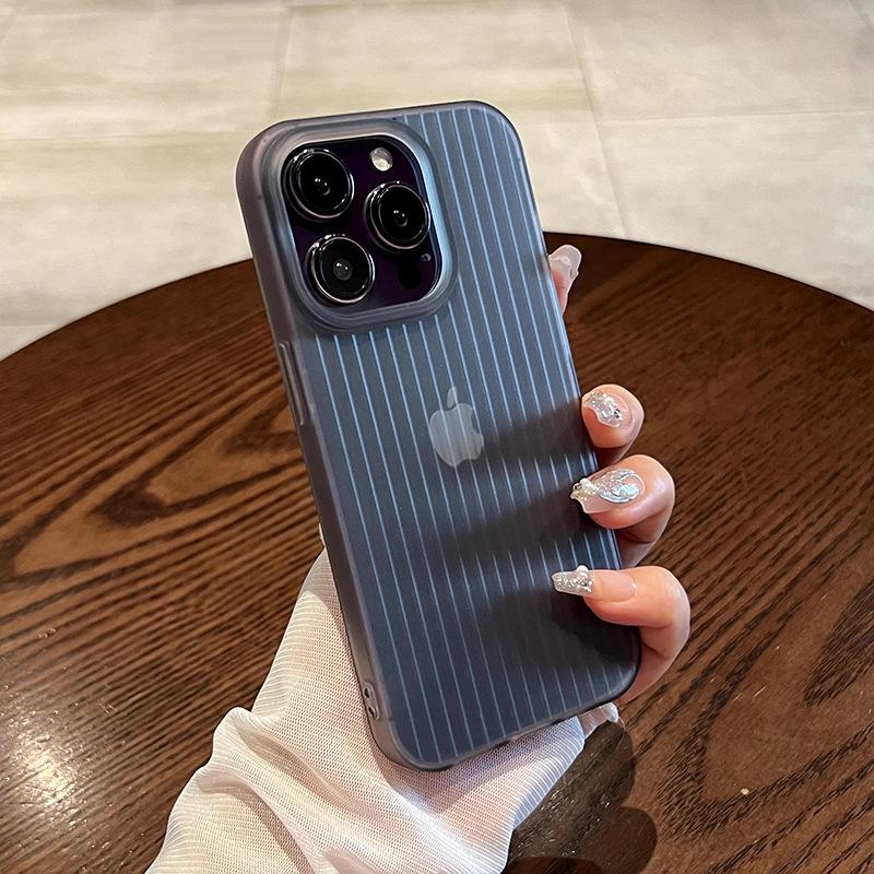 

Мягкий матовый гофрированный прозрачный чехол для телефона iPhone 11 12 13 14 15 16 Pro Max Plus, противоударный силиконовый прозрачный бампер For iPhone 13