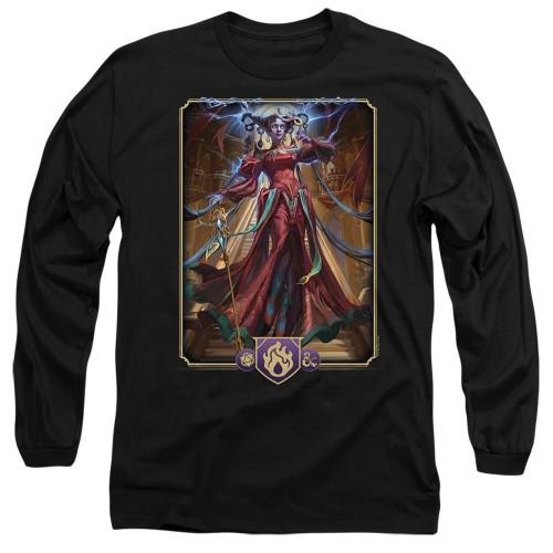 Dungeons & Dragons Mens 2024 Sorcerer Key Art Long-Sleeved T-Shirt