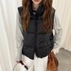 Jacket Warm Short Stand-up Collar Vest Women's Sleeveless Vest Light Autumn and Winter Down Cotton New Versatile