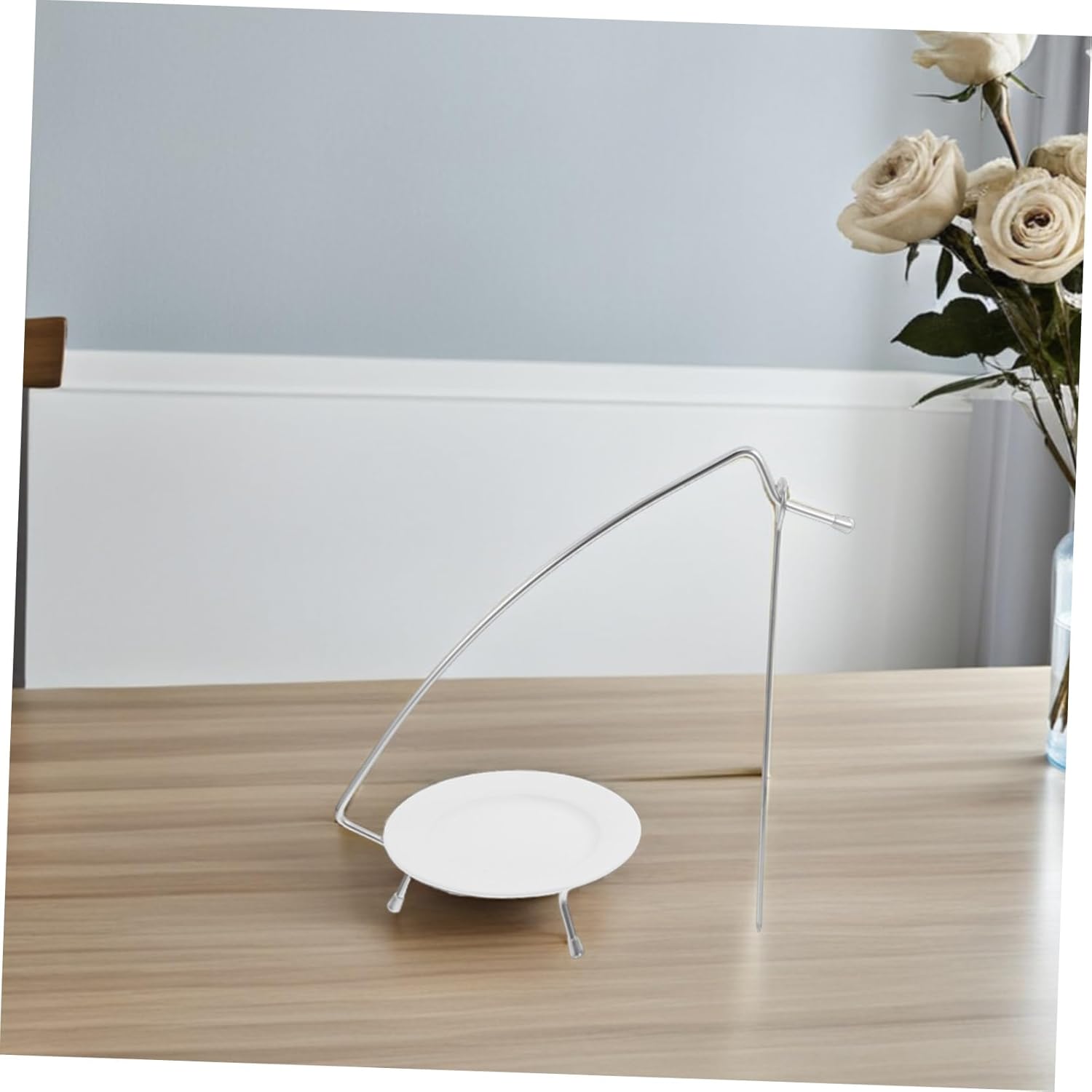 

Alipis 1 Set of Stainless Steel Bbq Kabob Sticks Stand, Hanging Vertical Skewer Holder Set with Plate Grilling Skewers Barbecue Tableware for Home