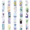 51 Floral Bookmark Stickers: Girly Heart & Plant Designs for Journals & DIY Projects