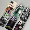 Skins Movie TV Phone Case Color Silver Shell For IPhone 17 16 15 14 13 12 11 Pro Max Plus