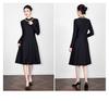 High-End Diamond Sequin Tweed A-line Vest Dress In Little Coco Style