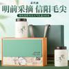Premium Mingqian Biluochun Green Tea New Tea Xinyang Maojian Bean Fragrance Longjing Spring Tea Ceramic Gift Box Gift for Elders