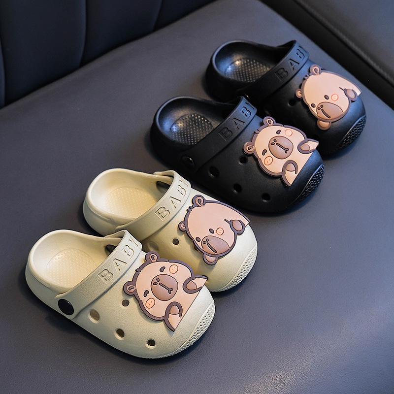 Klapki Dziecięce w Stylu Kreskówkowym 2026: Antypoślizgowe, Miękkopodstawne, Dwustronne Sandały dla Chłopców i Dziewcząt