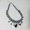 Fashion Water Drop Pendant Neckchain Grey Pearl Women's Clavicle Chain  Jewelry  Accessories