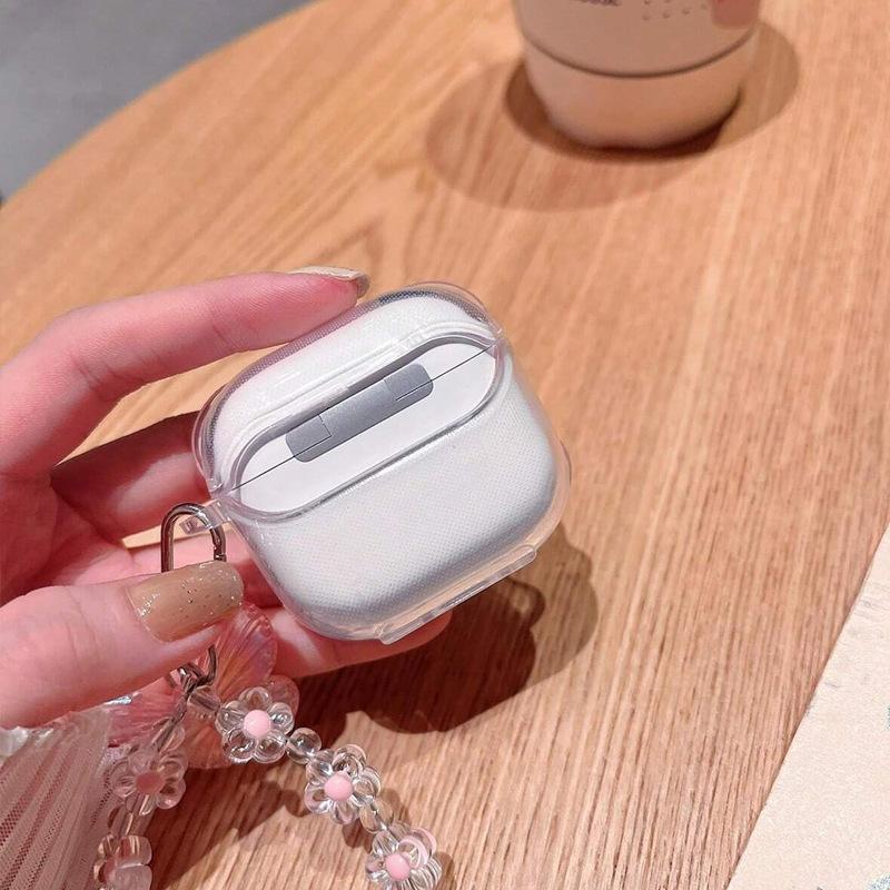 The 3D Pink Bow Shockproof Bluetooth Earphone Case Is Compatible with AirPods 1/1/1/1 Gen Pro1+ Butterfly Charm