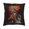 Modern Heavy Metal Rock Band Slayers Cushion Cover Velvet Pillow Case Living Room Decoration Pillowcase