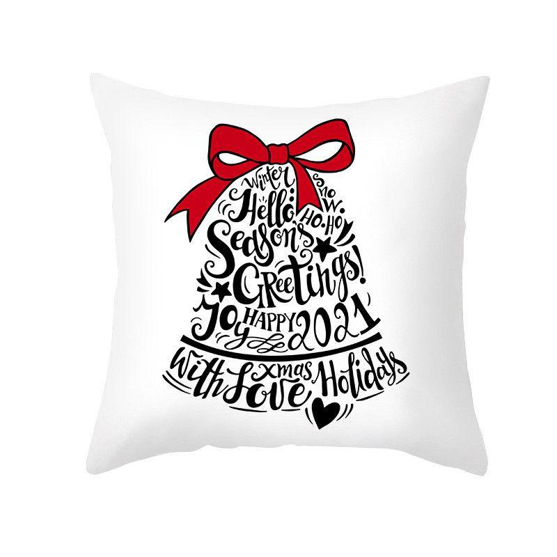 Festive Christmas Pillow Case Cushion Cover Featuring Adorable Reindeer Design