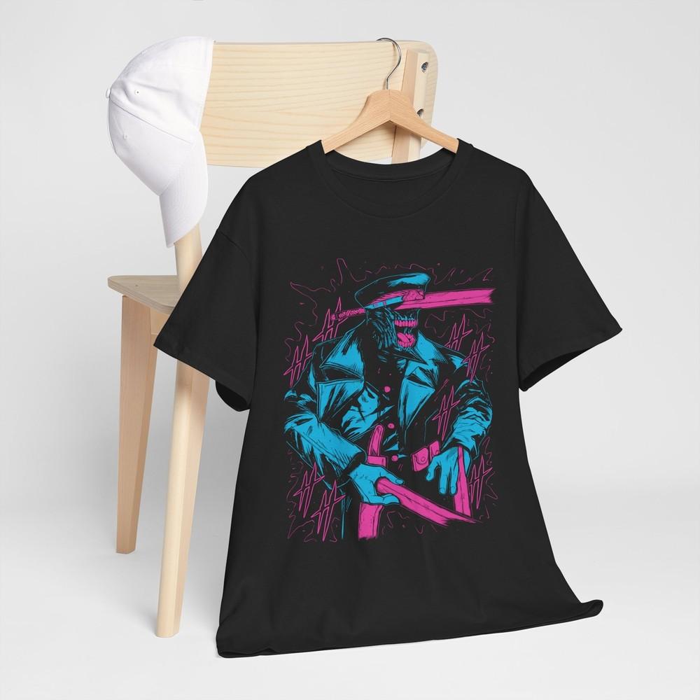 Chainsaw Unisex Tshirt Chainsaw Unisex Anime Csm Denji Power Black Shirt All Size