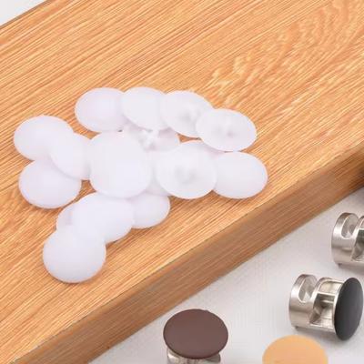 100 Pcs/bag Plastic Nuts Bolts Covers Exterior Protective Caps Practical Self-tapping Screws Decor Cover Furniture Hardware