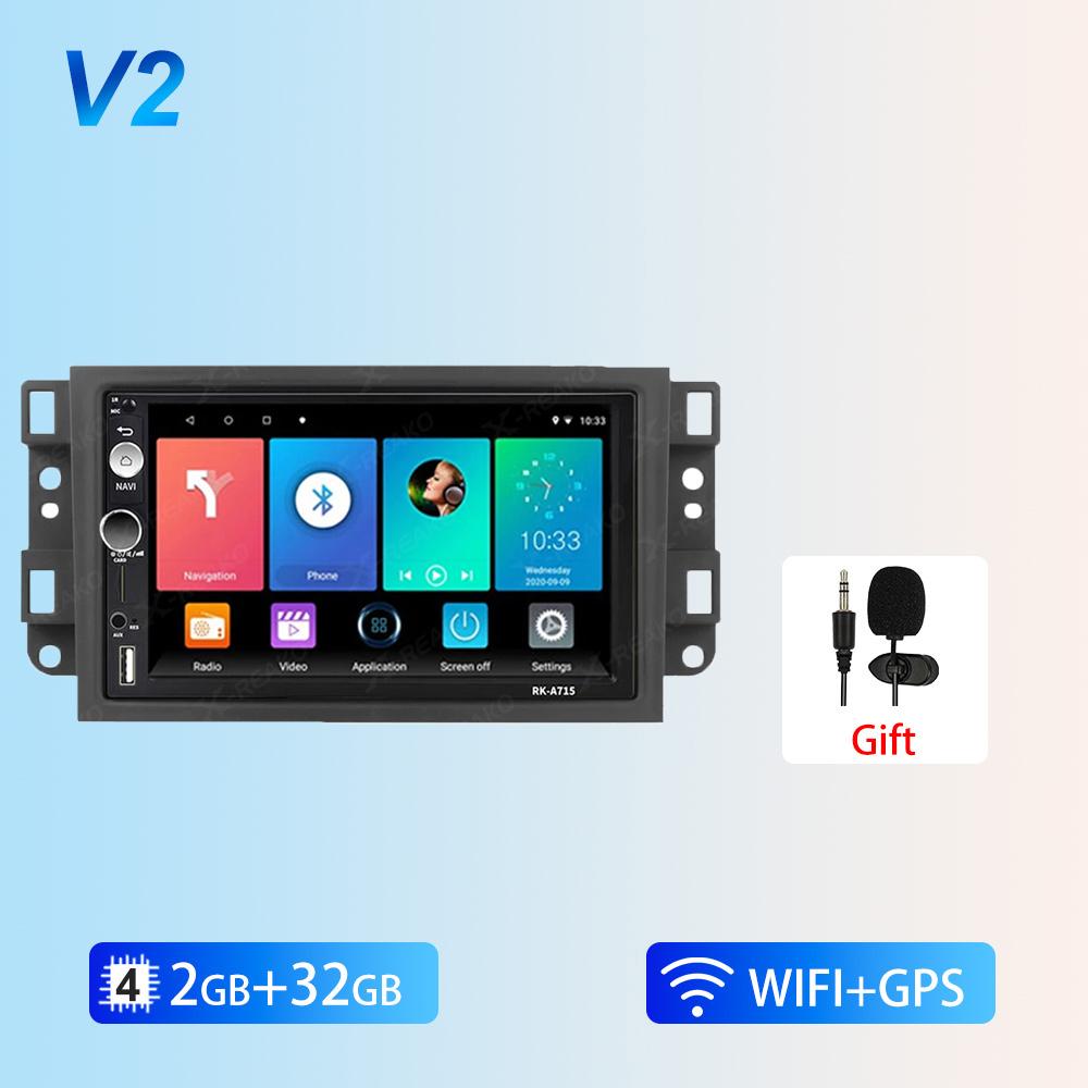 

REAKOSOUND 7 дюймов Android для Chevrolet Captiva Aveo Lova Gentra Epica автомобильное радио Carplay мультимедийный видеоплеер навигация GPS 2+64+mic