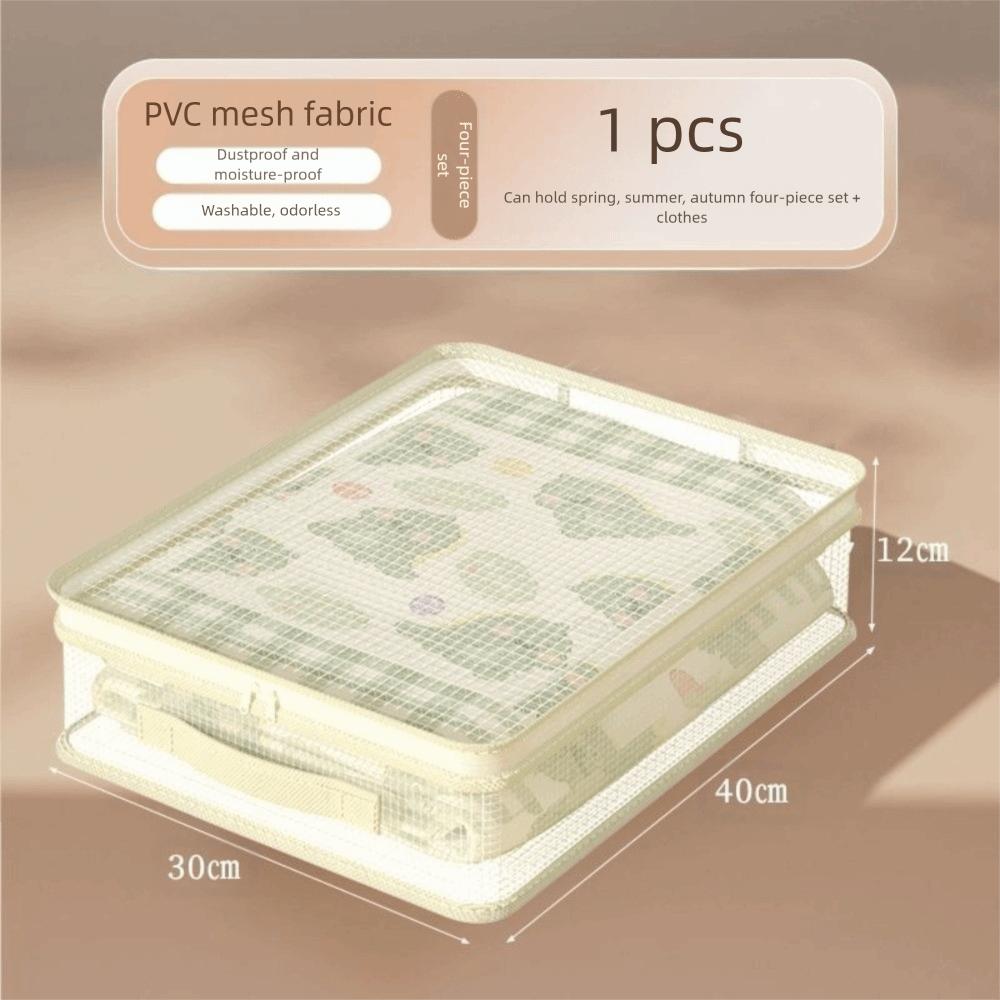 Large Capacity Moving Packing Bag Waterproof Moisture-proof Storage Bag PVC Dust-proof Quilt Wardrobe Organizer Hair Styling