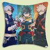 Anime Hunter x Hunter Pillow Covers Cartoon Sofa Decorative Home Doublesided Printing Short Plush Cute Cushion Cover