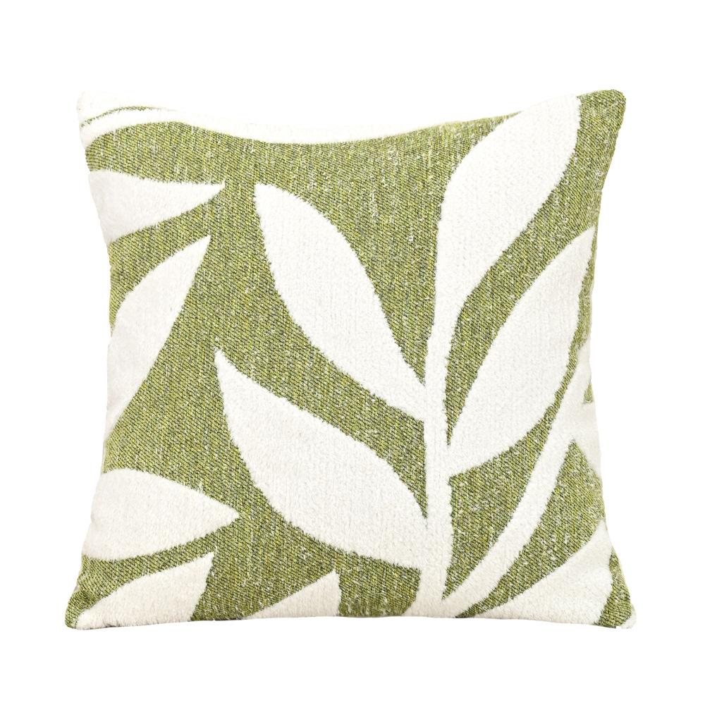 

Bohemian Leaf Jacquard Throw Pillowcase Cojines Living Room Sofa Bedroom Square Pillow Cover Fabric Decoration Cushion Covers 45x45cm