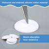 12 Pcs Door Stoppers Door Stops Wall Protector Door Knob Wall Shield White Silicone Doors Protector Round Walls Shield Cushion Doors Knob Walls