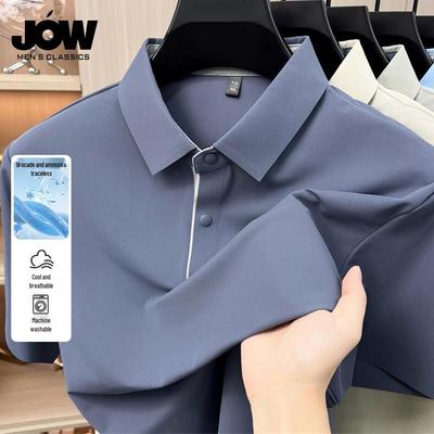 JOW Men's Ice Silk Polo Shirt