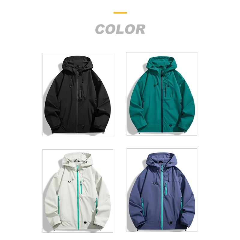 Unisex Wasserdichte Windjacke Outdoor Sport Winddicht Einlagige Jacke Herren Damen Wandern Klettern Trekking Regenmantel
