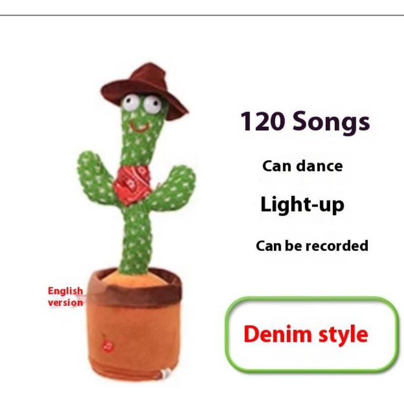 

Танцующий кактус, игрушка-кукла, может научиться говорить, ребенок, малыш зелёный