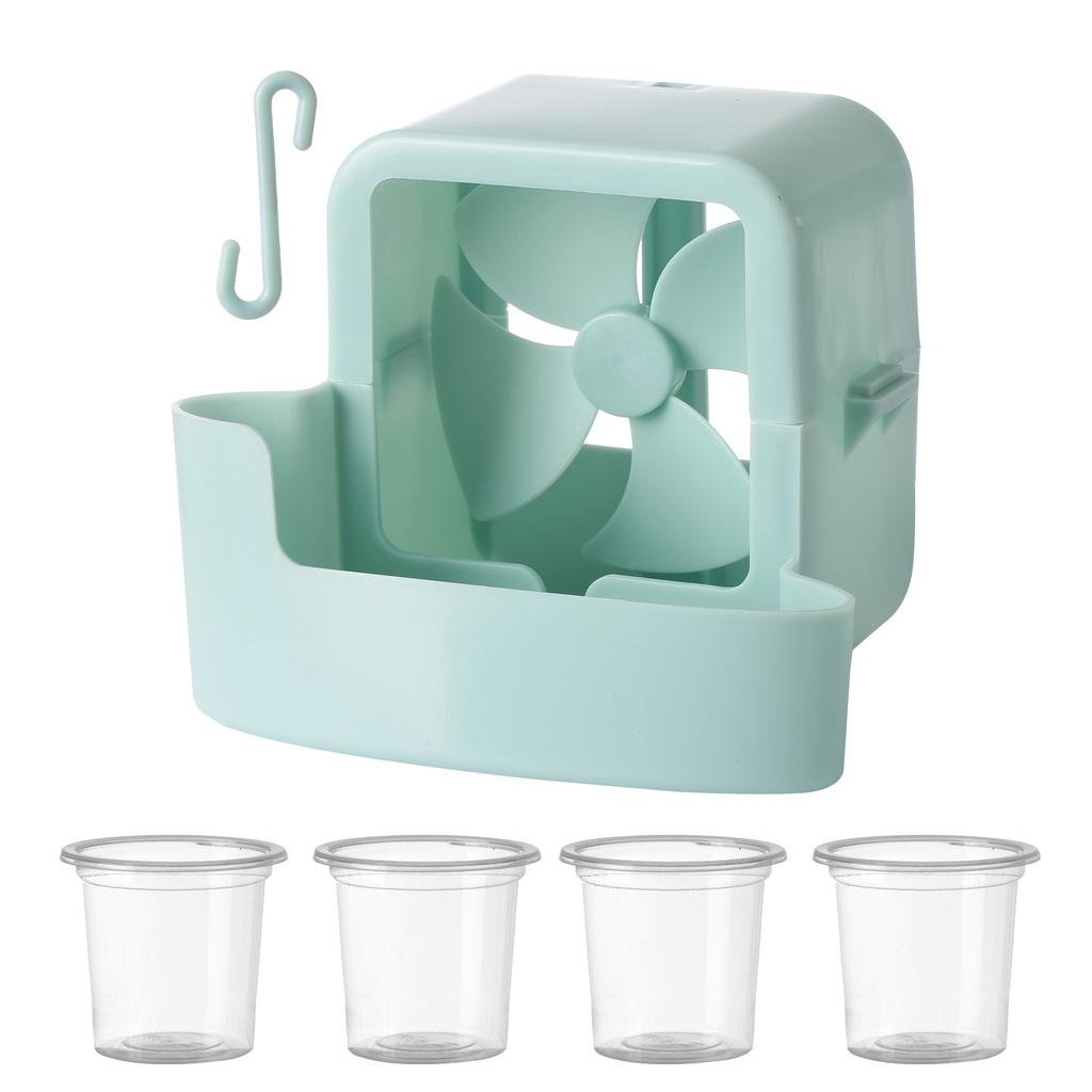 New Portable No-drill Cooling Fan, Clip-on Ice Addable Household Cooler