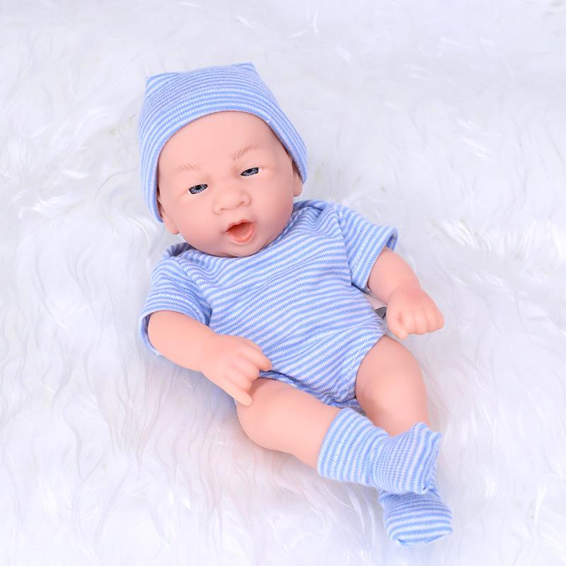 Rebirth Doll Vinyl Doll Baby Pacifying Toy Vinyl Doll Baby Soft Vinyl Doll Toy