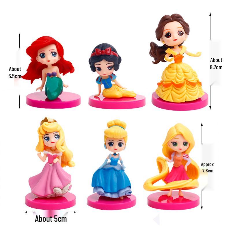 Pink & Gold Royal Birthday Cake Topper Set