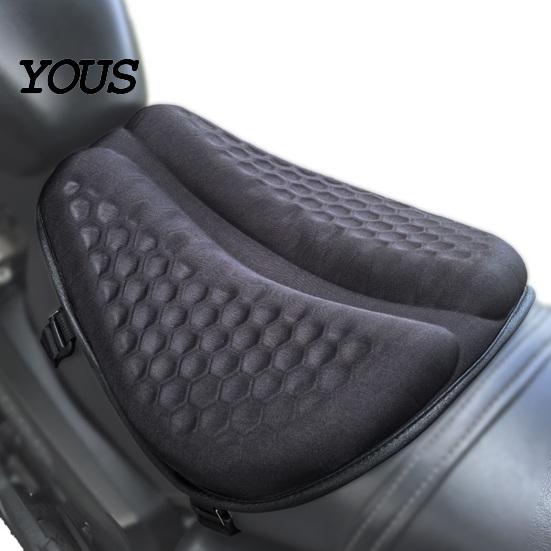 Cycling Endurance Seat Cushion Motorcycle Gel Cushion, Universal Electric Scooter Comfort Pad, Waterproof UV Protection Shock Absorbing