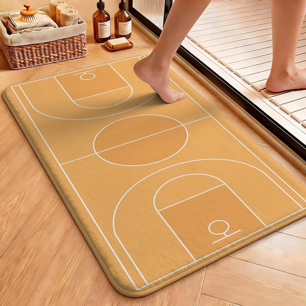 Basketball Court Rectangular Rug Allseason Carpet For Gaming Room Study Living Room Home Party Decor Christmas Gift
