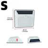 LED Solar Warm Light USB Rechargeable Floodlight Body Sensor Light Outdoor Wall Lamp House Garage Waterproof