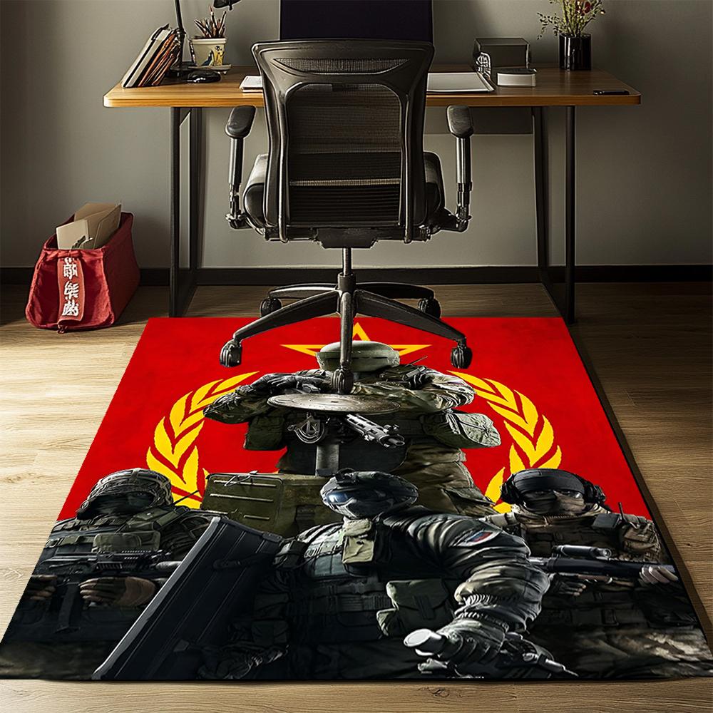 Kober Rainbow Six Siege, Kobereček pod kancelářskou židli, do obývacího pokoje, ložnice, kuchyně, Dekorace, Dárky.