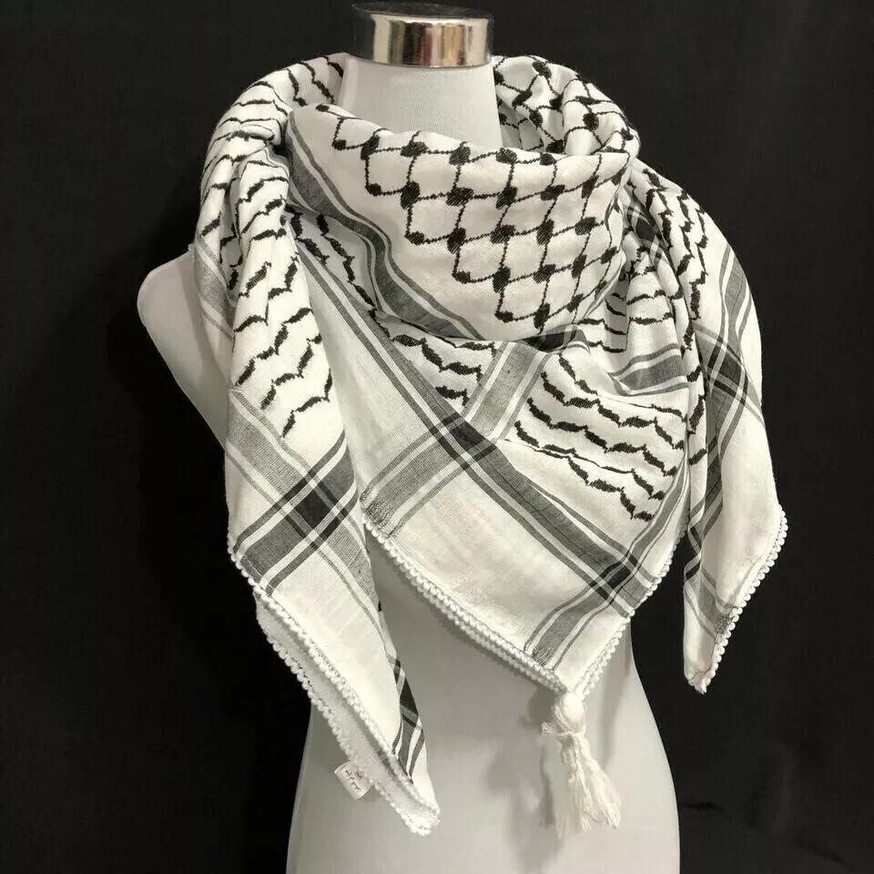 Keffiyeh Shemagh Toate Originale Fabricat în Palestina Eșarfă Arabă Kufiya Arafat Bumbac