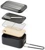 Skater Aluminum Mess Tin Set LIVE NATURE (Deep Type) 5-Piece AFTM8HS-A