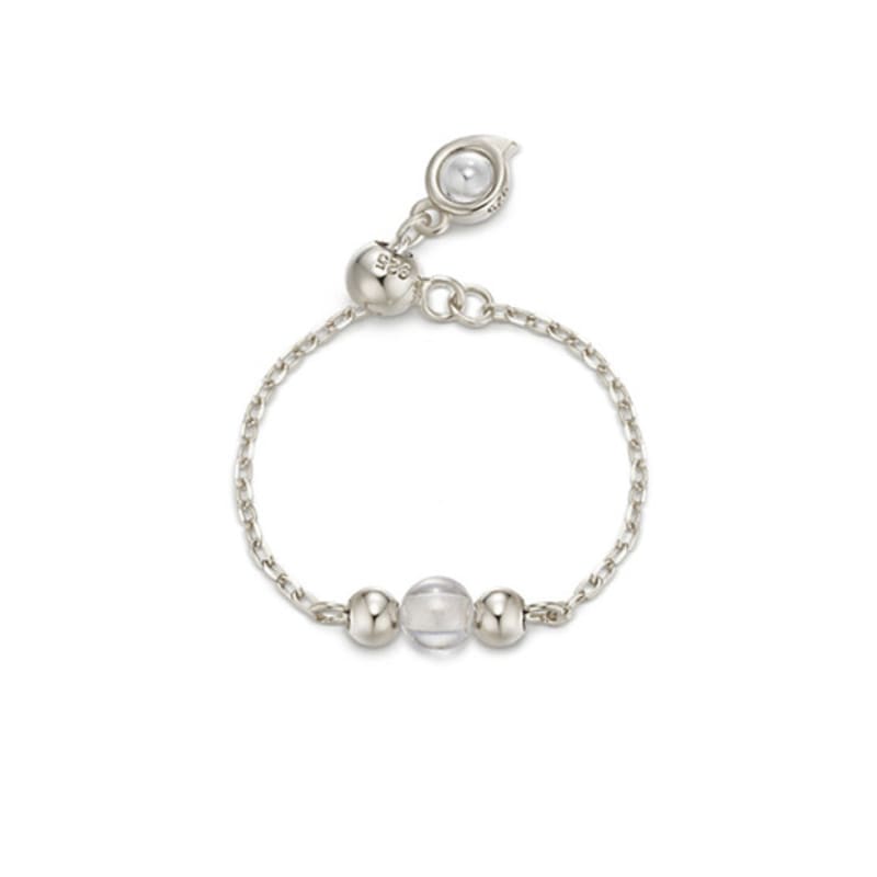 PAIGEFLYNN JEWELRY [925 Silver] Bubble Dew Sliding Ring