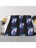 Galaxy Gamer T-Shirt Astronaut With Glowing Controller In Space An Ultra-Soft Micro Fleece Blanket