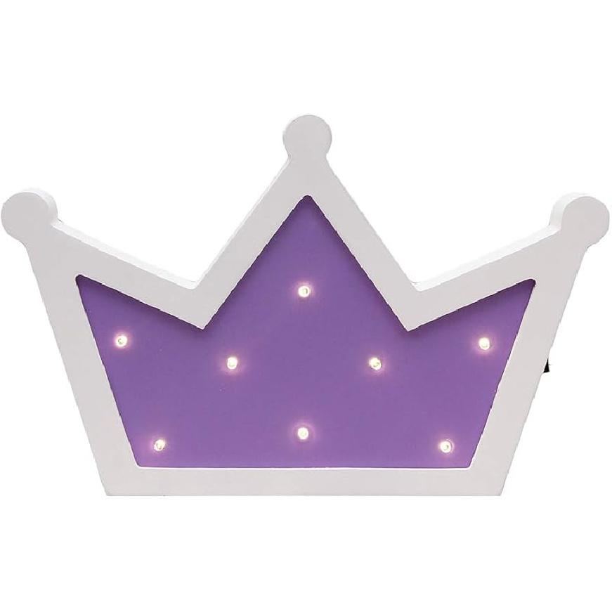 SICHOWEL Queen Princess Kings Shaped Sign-Lighted,Crown Decor for Birthday Wedding Party, Christmas, Kids Room, Living Room Decor (1, Pink) (1)