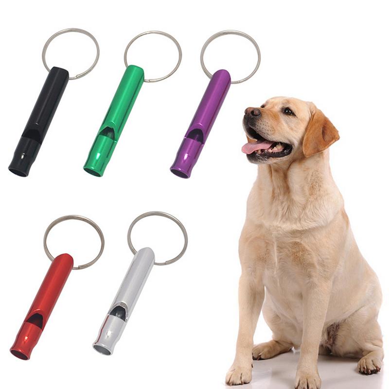 Ultrasonic Dog Whistle Aluminum Alloy Dog Recall Whistle Anti Barking Ultrasonic Tool Portable Dog Training Tools Stop Bark