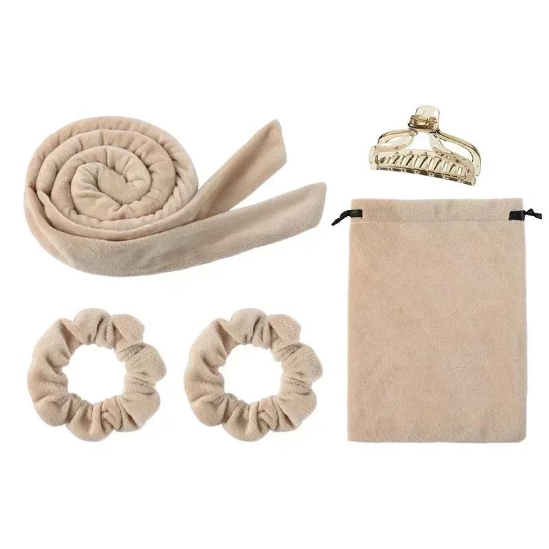 Woman Heatless Curling Rod Headband Lazy Hair Curler No Heat Hair Rollers Soft Curls Sleeping Flexi Rods Girls DIY Styling Tools