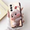 Fashion Painting For Samsung Galaxy A17 4G 2025 Case Cute Rabbit Soft Silicone Cover For Samsung A17 A17 5G Shockproof Cases