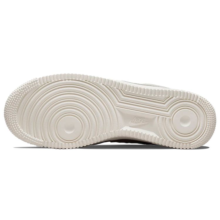 Nike Air Force 1 Shell PU Fabric Non-Slip Wear-Resistant Warm High-Top Sneakers Women Sneakers Beige Brown DO7450-211