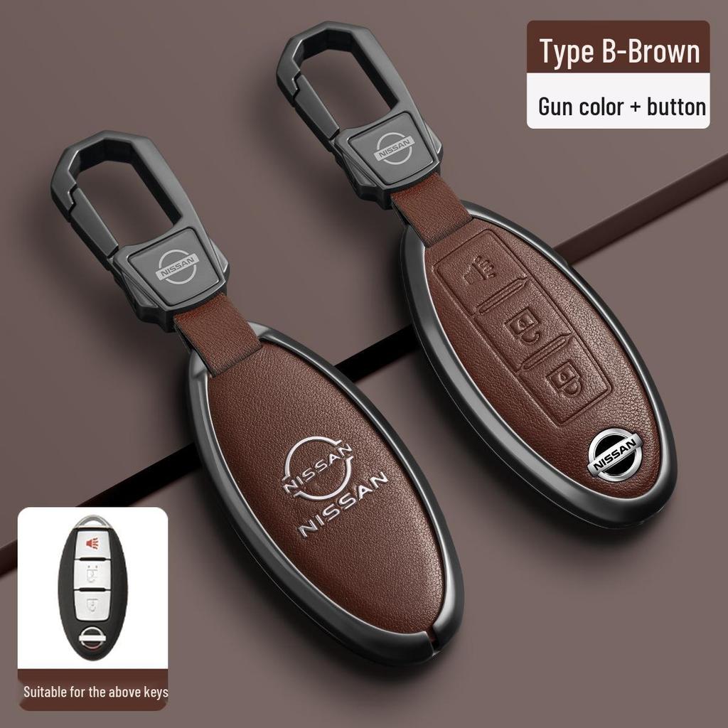 Key Covers for Dongfeng Nissan Models: Sylphy, Teana, Qashqai, Tiida, X-Trail, Kicks, Sunny, Classic, and 14th Gen Murano.