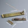 Alloy Bamboo Stick Holder, Jiang Taigong Fishing Incense Burner, Indoor Aromatherapy Stove Incense Holder Decoration